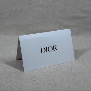 Dior receipt envelope